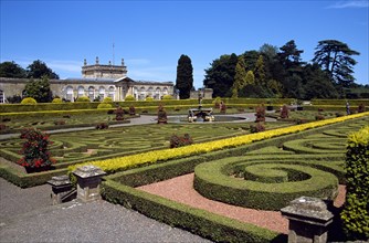 ENGLAND, Oxfordshire, Woodstock, Blenheim Palace. Italian garden.