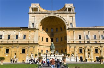 ITALY, Lazio, Rome, Vatican City Museum The central niche designed by Pirro Ligorio in the