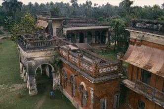 BANGLADESH, Aricha, "Ruins of former house belonging to a Zamindar, a landlord employed to collect