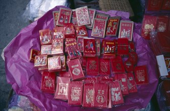 CHINA, Festivals, Chinese New Year, New Year Laisee or lucky packets.