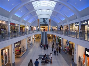 ENGLAND, East Sussex, Brighton, Churchill Square shopping centre interior.