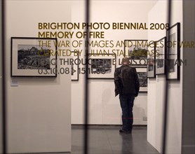 ENGLAND, East Sussex, Brighton, University gallery photography exhibition as part of the 2008