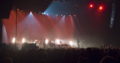 MUSIC, Performance, Concert, Nick Cave and the Badseeds on stage an the Brighton Centre.