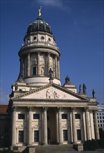 GERMANY, Berlin, Franzosischer Dom in the Gendarmenmarkt  built by the Huguenot community 1701-1705