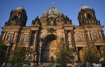 GERMANY, Berlin, Berlin Cathedral.  Baroque exterior of the Berliner Dom designed by Julius
