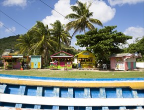 WEST INDIES, St Vincent And The Grenadines, Union Island, Colourful fruit and vegetable market