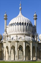 ENGLAND, East Sussex, Brighton, The onion shaped dome of the 19th Century Pavilion designed in the