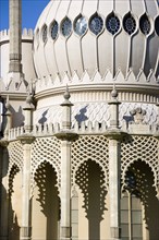 ENGLAND, East Sussex, Brighton, The onion shaped dome of the 19th Century Pavilion designed in the