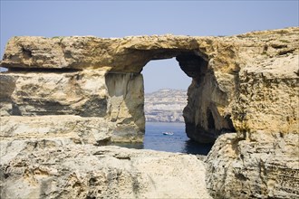 MALTA, Gozo, Dwejra, "The Azure Window, Tieqa Zerqa"