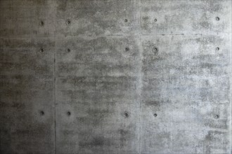 ARCHITECTURE, Detail, Walls, Section of concrete wall.