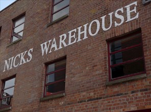 IRELAND, North, Belfast, "Cathedral Quarter, Hill Street, Nicks Warehouse a former bonded warehouse