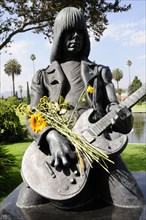 USA, California, Los Angeles, "Johnny Ramone grave, Hollywood Forever Memorial Park"