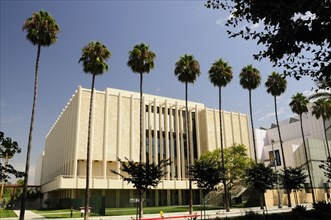USA, California, Los Angeles, LA County Museum of Art from Wilshire