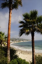 USA, California, Los Angeles, "Main beach from Heisler Park, Laguna Beach"