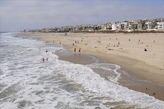 USA, California, Los Angeles, "Beach views, Manhattan Beach"