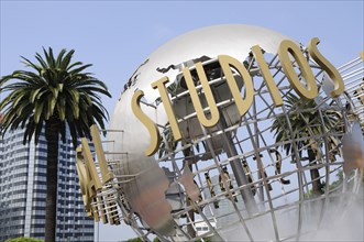 USA, California, Los Angeles, "Globe fountain, Universal Studios"