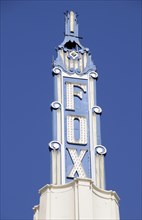 USA, California, Los Angeles, "Fox tower, Fox Theatre, Westwood Village"
