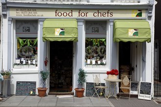 ENGLAND, East Sussex, Brighton, "Church Street, Food for Chefs shop."