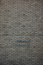 ENGLAND, East Sussex, Lewes, "North Street, Exterior of the Telephone exchange building."