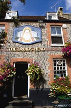 ENGLAND, East Sussex, Brighton, The Lanes The Druids Head one of the oldest pubs in the city dating