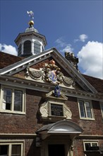 ENGLAND, Wiltshire, Salisbury, "High Street, Exterior of the College of Matrons 1682."