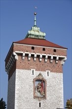 Poland, Krakow, St Florian's Gate.