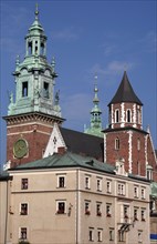 Poland, Krakow, Exterior of Wawel Cathedral.