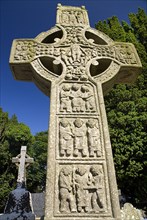 IRELAND, County Louth, Monasterboice Monastic Site, St Muiredachs Cross, the west face has New