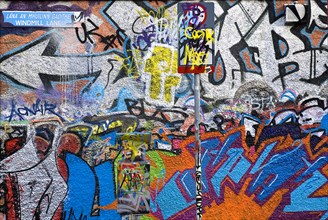 IRELAND, County Dublin, Dublin City, Windmill Lane, Graffiti, the studio in this street was used by