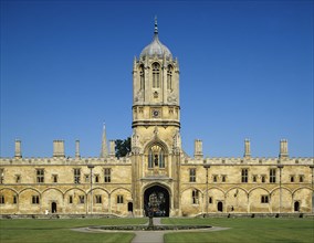 England, Oxfordshire, Oxford, Christ Church College With Tom Tower.