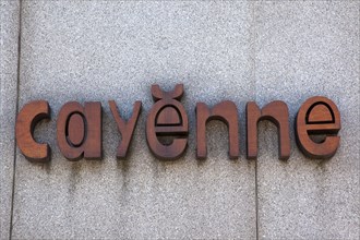 Ireland, North, Belfast, Shaftesbury Square, exterior of Cayenne restaurant owned by celebrity chef
