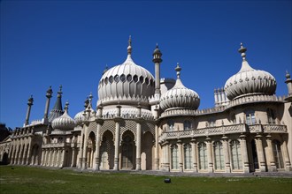 England, East Sussex, Brighton, The Royal Pavilion, 19th century retreat for the then Prince