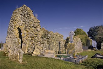 Ardboe, County Tyrone, Ireland. Abbey church ruins. Ireland Irish Eire Erin Europe European Ulster