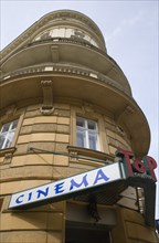 Vienna, Austria. Neubau District. Art Deco era Cinema facade. Austria Austrian Republic Vienna