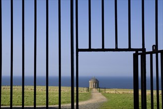 Mussenden Temple, County Derry, Ireland. Built as a library and modelled on the Temple of Vesta in