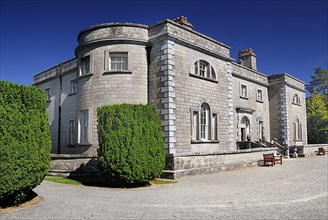 Belvedere House, County Westmeath, Ireland. General view of the facade of the house which was built