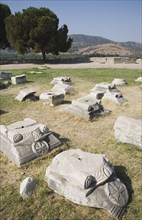 Selcuk, Izmir Province, Turkey. Masonry ruins from the 6th century Basilica of St. John the Apostle