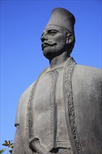 Tirana, Albania. Statue of male figure. Albanian Shqip‘ria Southern Europe Albania Albanian