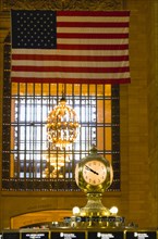 USA, New York, New York City, Manhattan  Grand Central Terminal railway station with the four faced