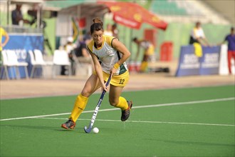 India, Delhi, 2010 Commonwealth games  Womens hockey match.