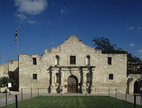 USA, Texas, San Antonio di Valero, The Alamo  a former Roman Catholic mission and fortress compound