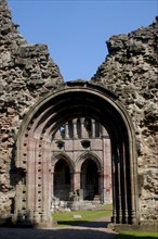 Scotland, Scottish Borders, Dryburg , Dryburg Abbey ruins dating from the 12th century