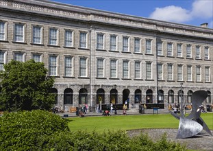 Ireland, County Dublin, Dublin City, The Old Library at Trinity College university campus in