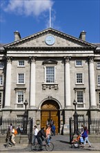 Ireland, County Dublin, Dublin City, The Front Gate and entrance through Regent House of Trinity