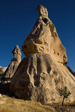 Pigeon Valley. Fairy Chimney rock formations with dovecotes. Pigeon droppings are used as a