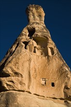 Pigeon Valley. Fairy Chimney rock formation with dovecotes. Pigeon droppings are used as a