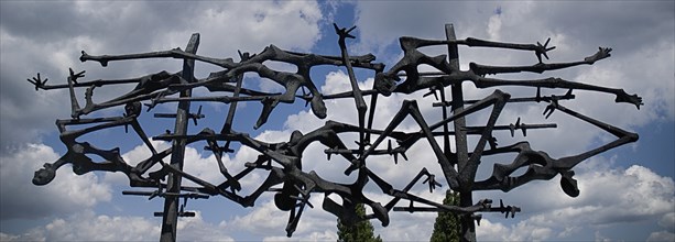 Dachau World War II Nazi Concentration Camp Memorial Site. 1968 Memorial by Yugoslavian artist and