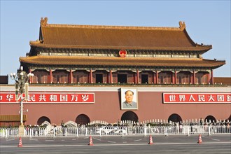 Tiananmen Square The Tiananmen also known as Gate of Heavenly Peace.. Photo : Mel Longhurst