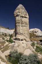 Love Valley. Phallic shaped fairy chimney rock formations in popular valley outside Goreme. Photo: