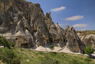 Open Air Museum. A complex of medieval painted cave churches carved out of the rocks by Orthodox